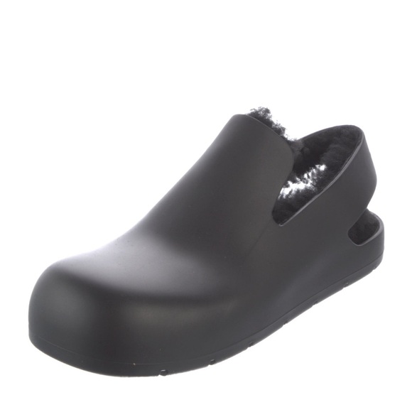 Bottega Veneta Shearling Lined Puddle Clogs - Picture 2 of 3